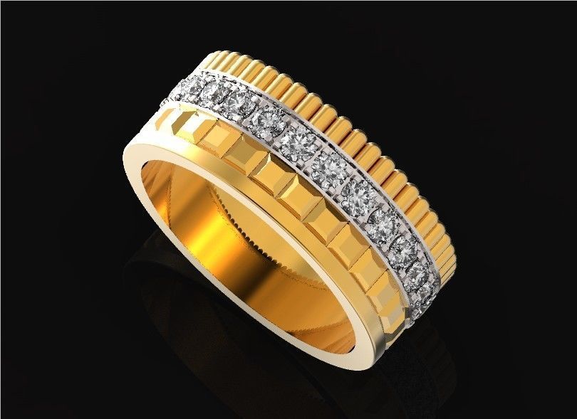  wedding ring Boucheron 513 3D print model_49