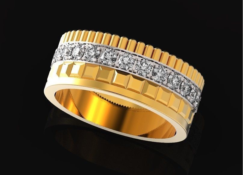  wedding ring Boucheron 513 3D print model_50