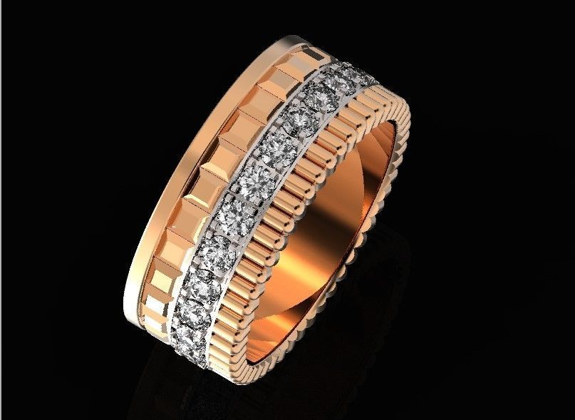  wedding ring Boucheron 513 3D print model_36