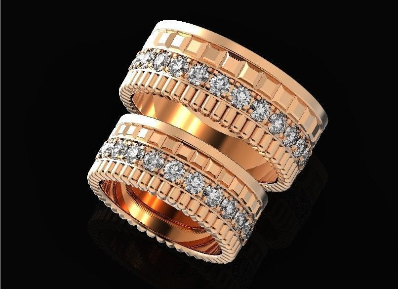  wedding ring Boucheron 513 3D print model_24