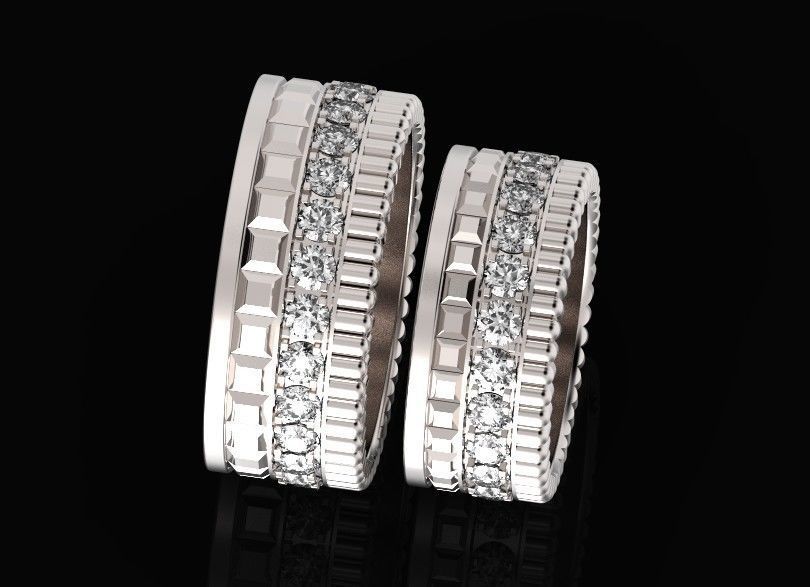  wedding ring Boucheron 513 3D print model_28