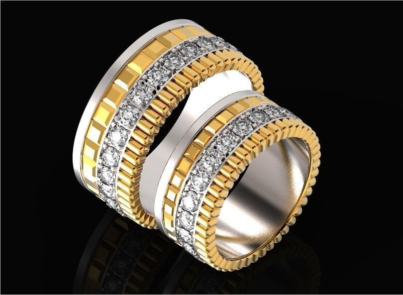  wedding ring Boucheron 513 3D print model_29