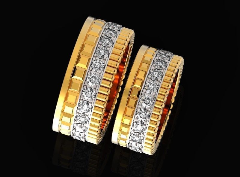  wedding ring Boucheron 513 3D print model_30