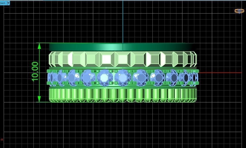  wedding ring Boucheron 513 3D print model_11