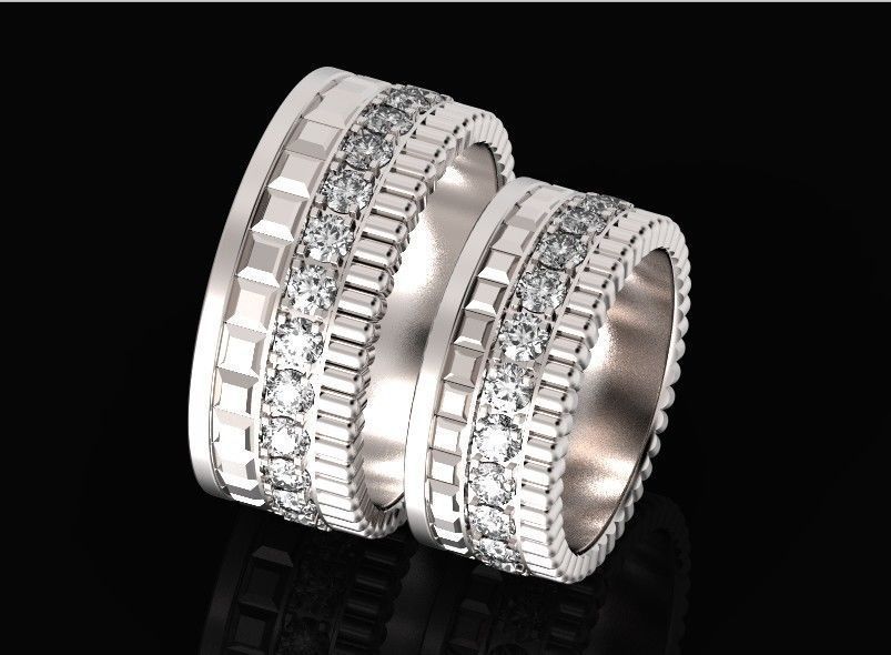  wedding ring Boucheron 513 3D print model_18