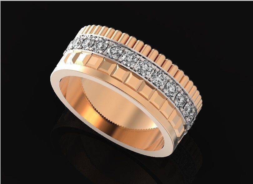  wedding ring Boucheron 513 3D print model_48