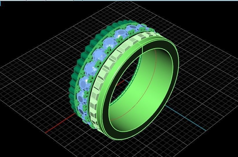  wedding ring Boucheron 513 3D print model_42