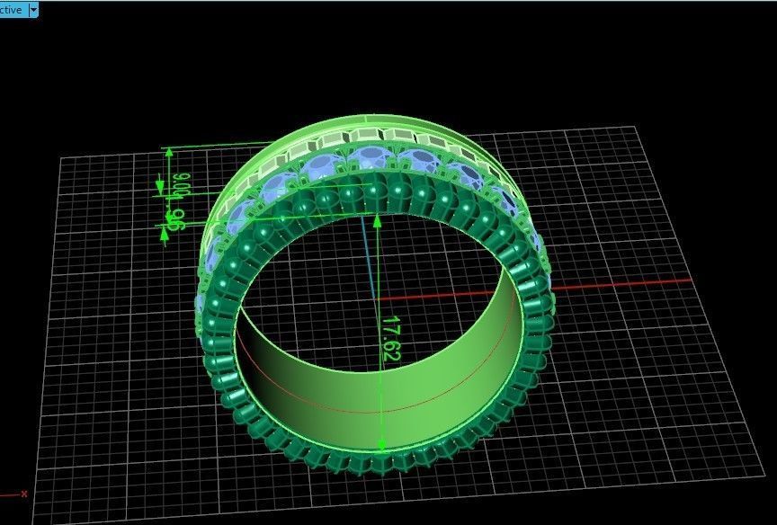  wedding ring Boucheron 513 3D print model_41