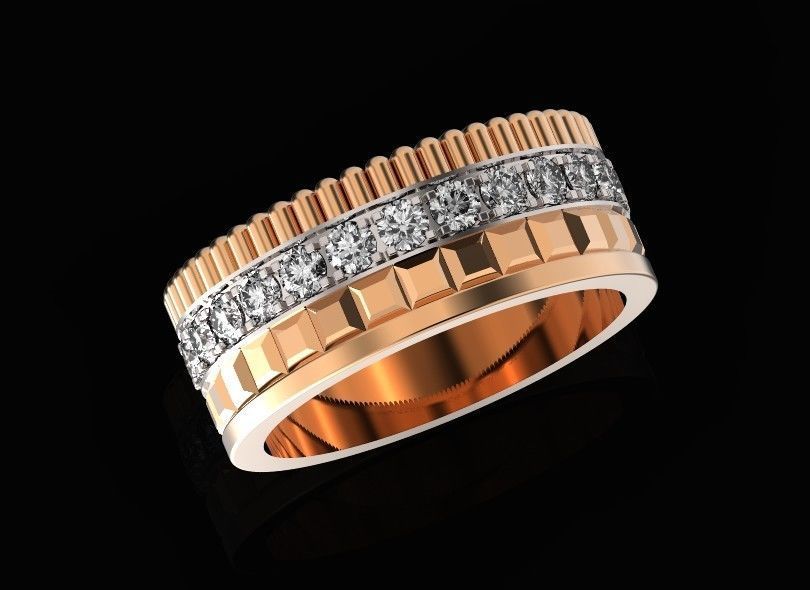  wedding ring Boucheron 513 3D print model_35