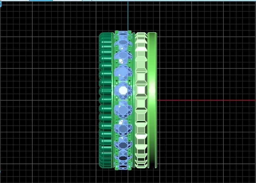  wedding ring Boucheron 513 3D print model_39