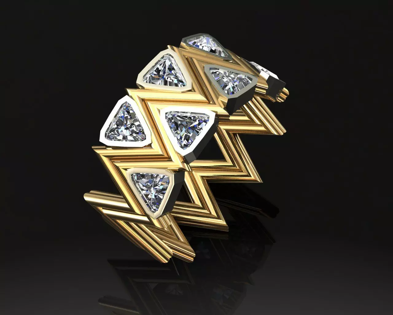FASHION RING 3D print model