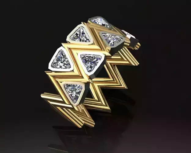 FASHION RING 3D print model