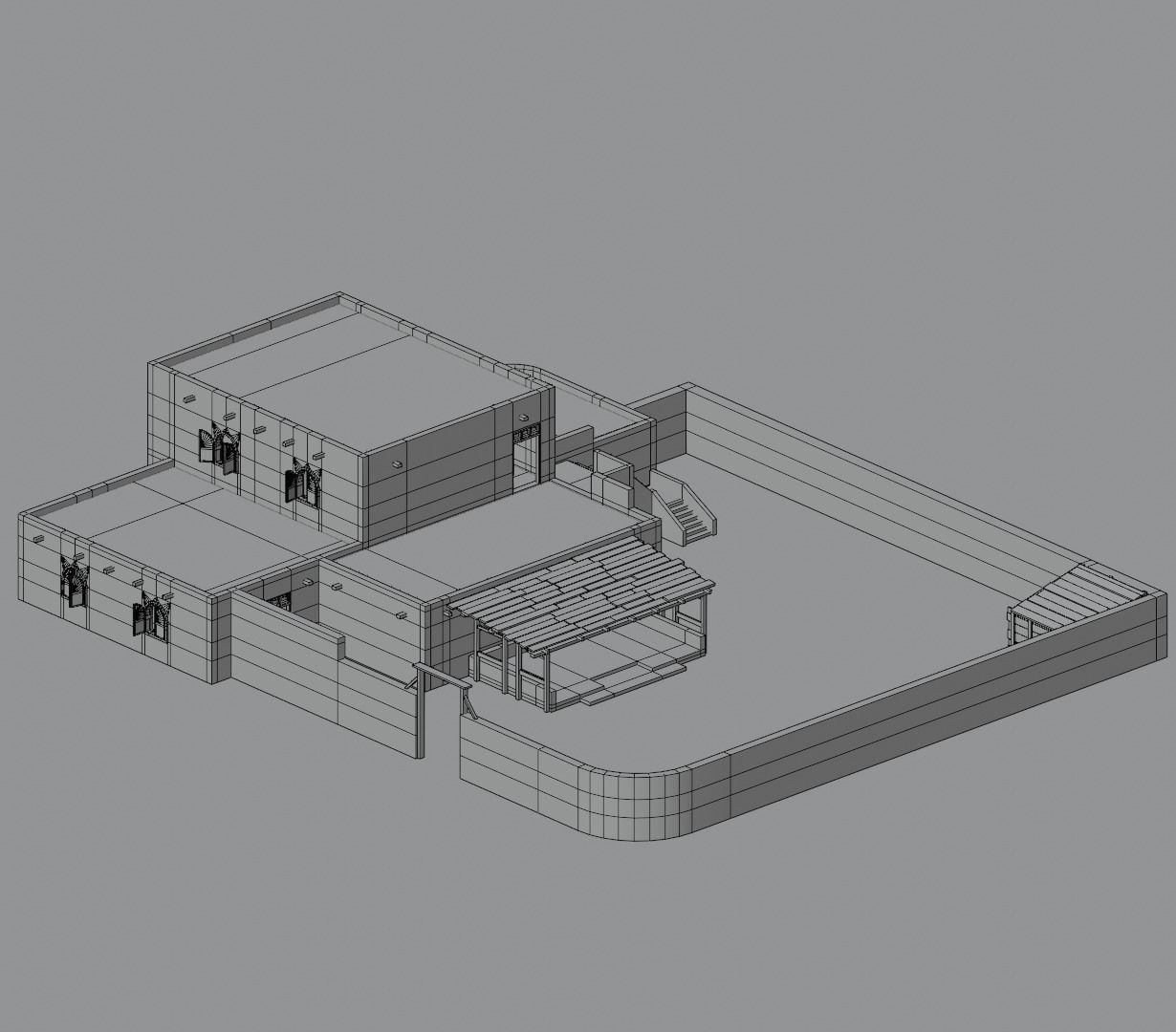 Ancient Desert House 2 3D model_10