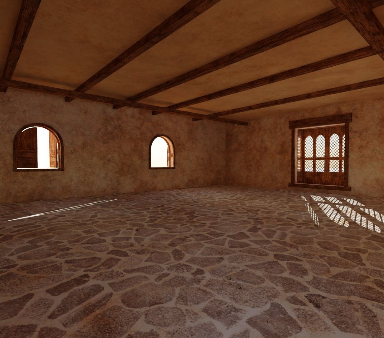Ancient Desert House 2 3D model_7