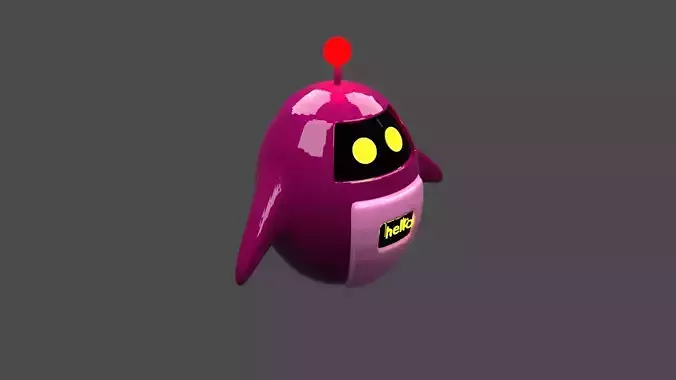 nano the robot Low-poly 3D model
