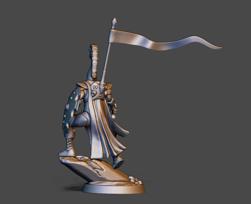 Elf in space - 35mm scale 3D print model_2