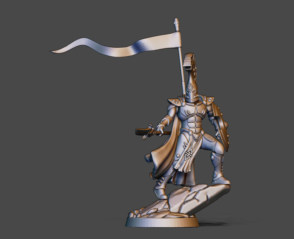 Elf in space - 35mm scale 3D print model_5