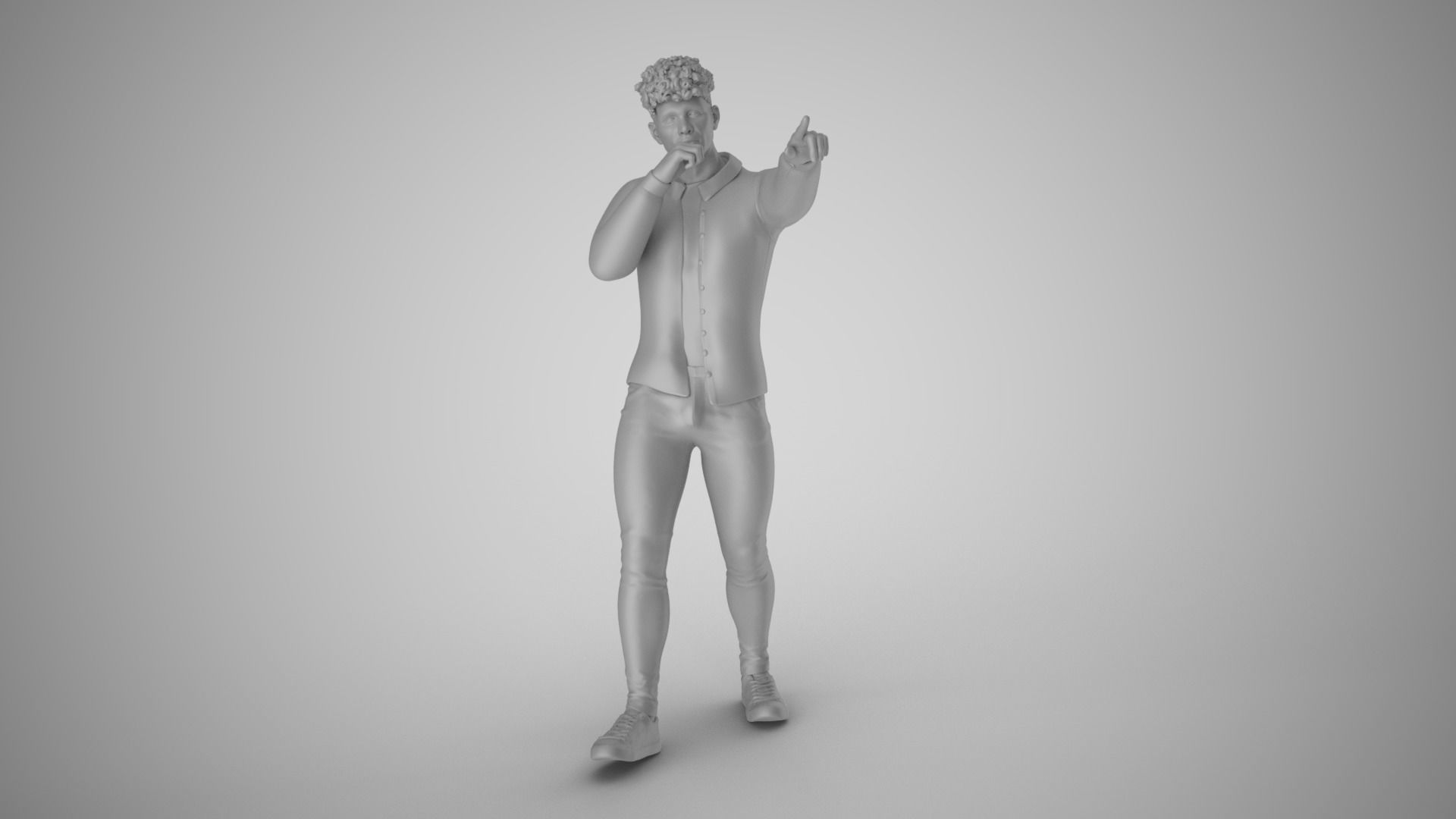 Cool Bum 3D print model_1