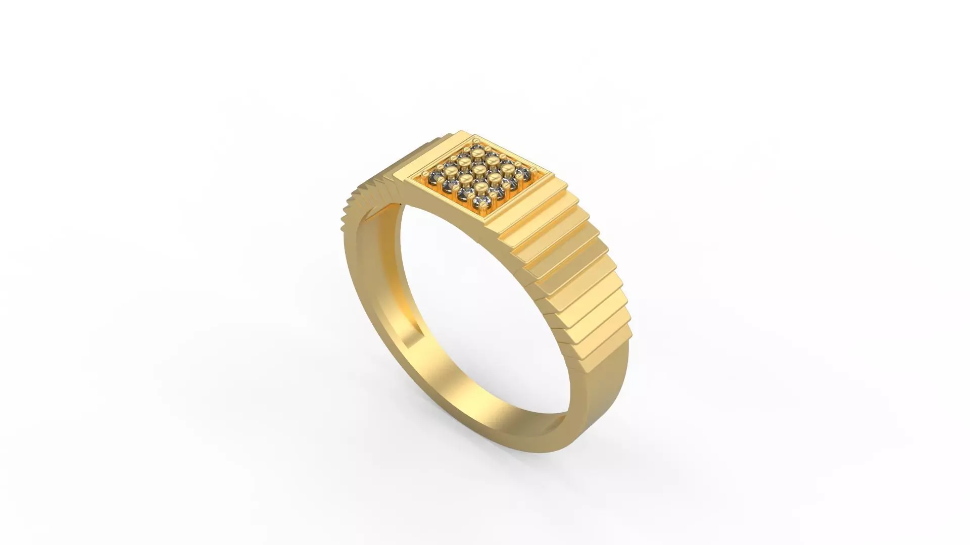 Men Ring 01 3D print model_0