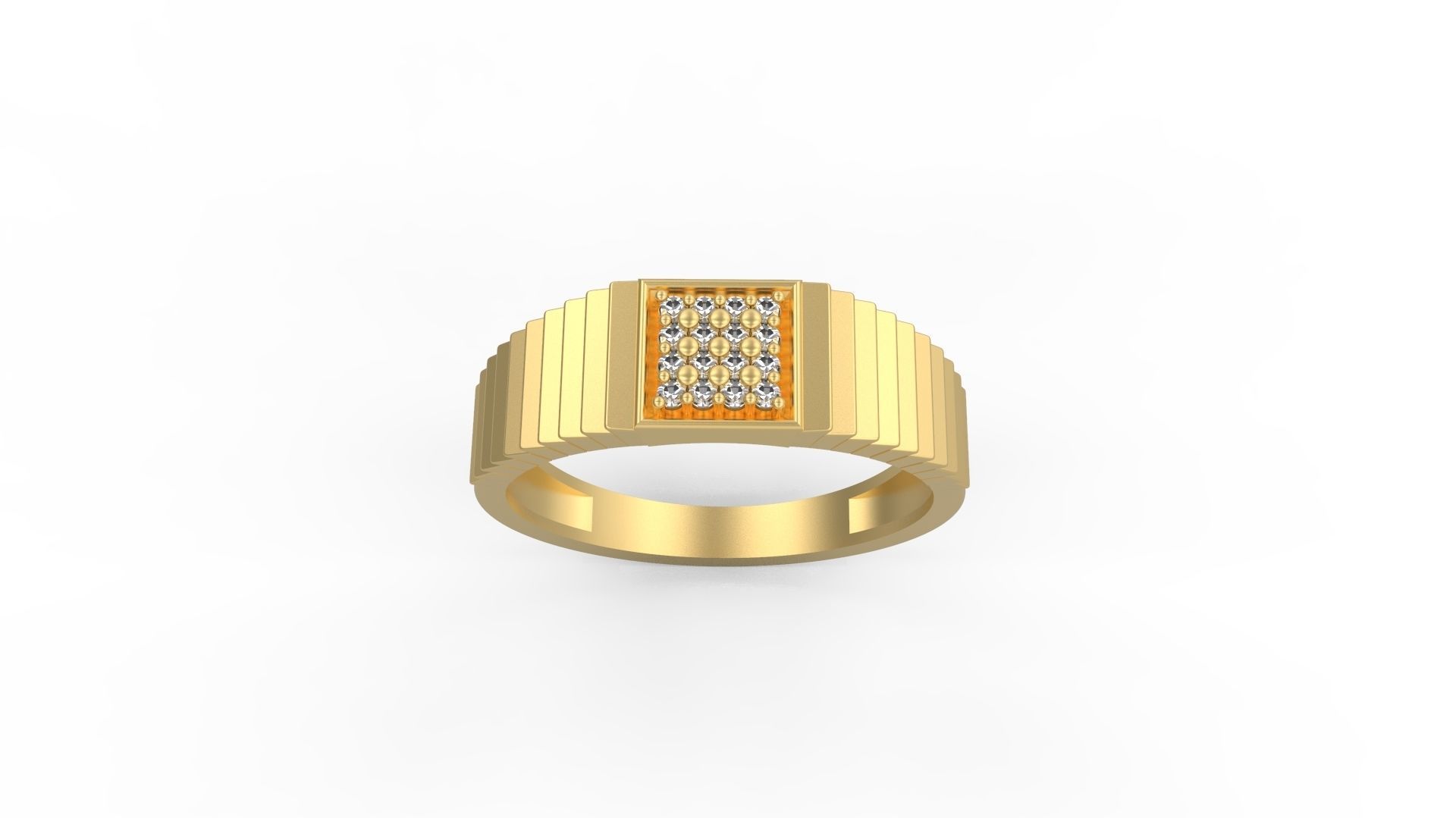 Men Ring 01 3D print model_1