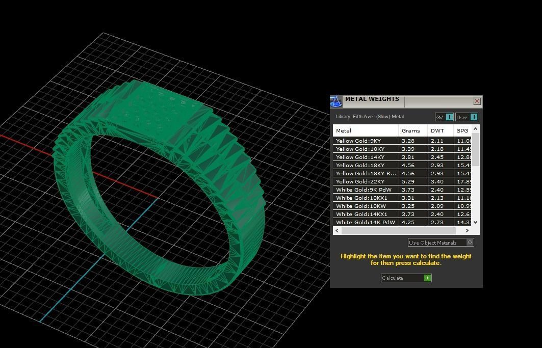 Men Ring 01 3D print model_4