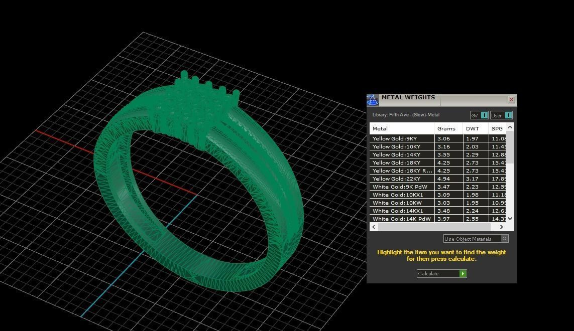 Men Ring 02 3D print model_6
