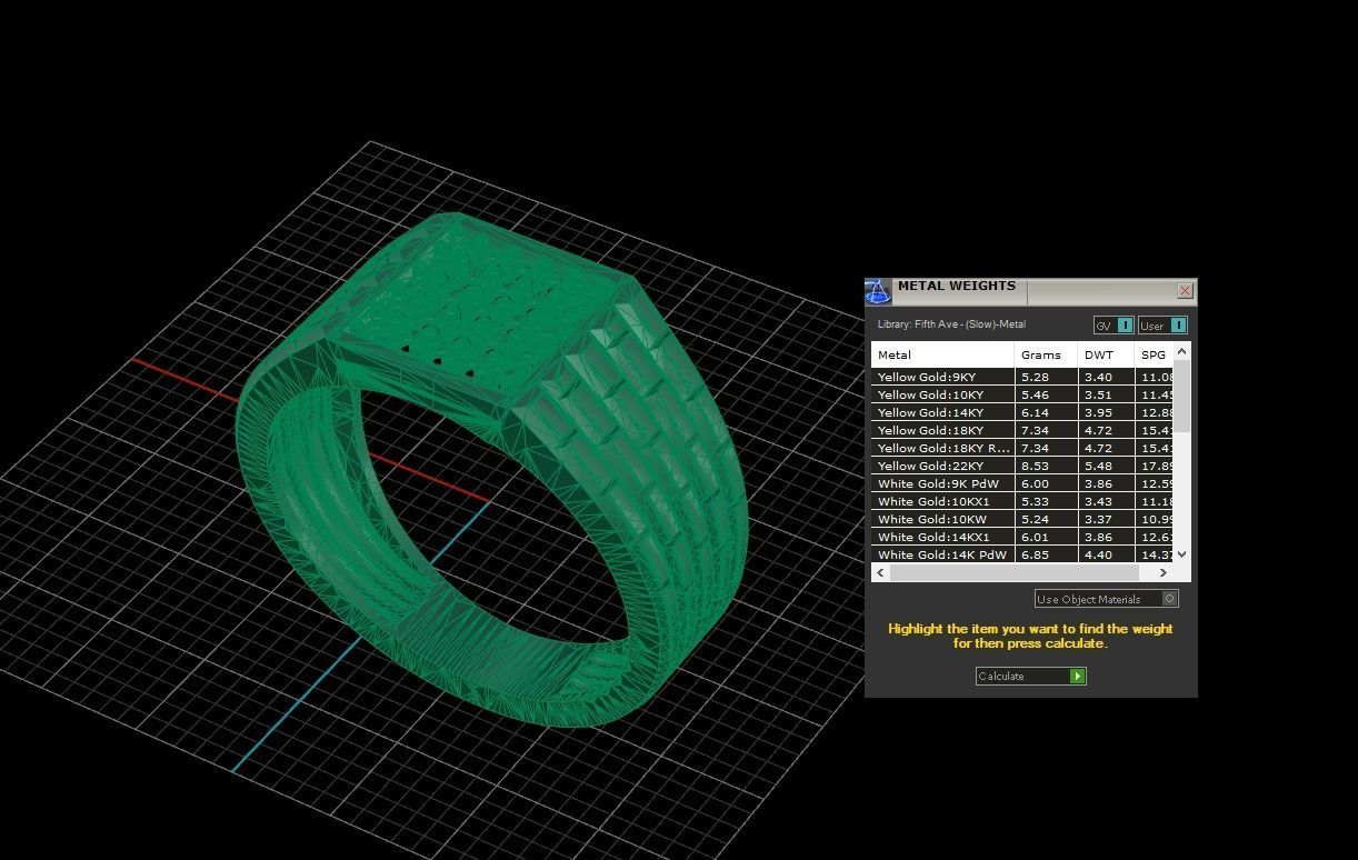 Men Ring 08 3D print model_6