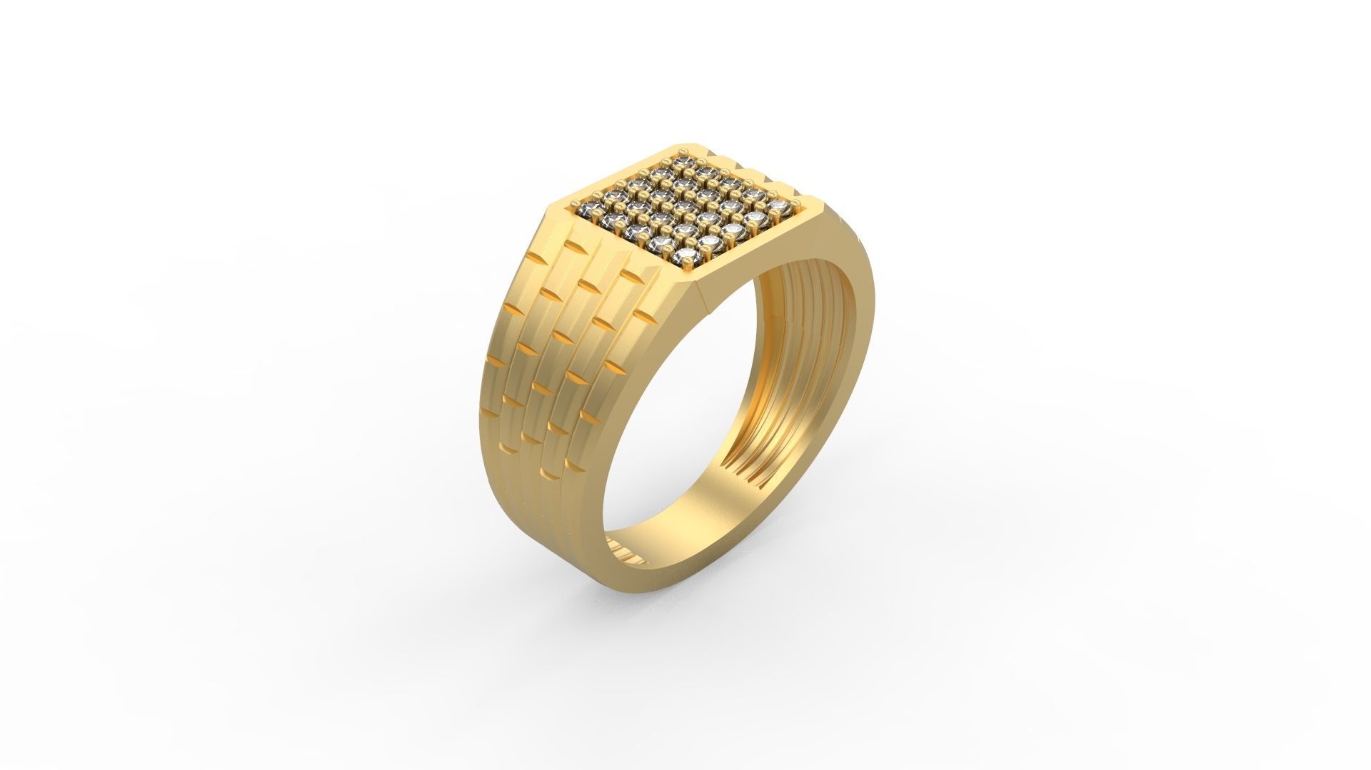 Men Ring 08 3D print model_1