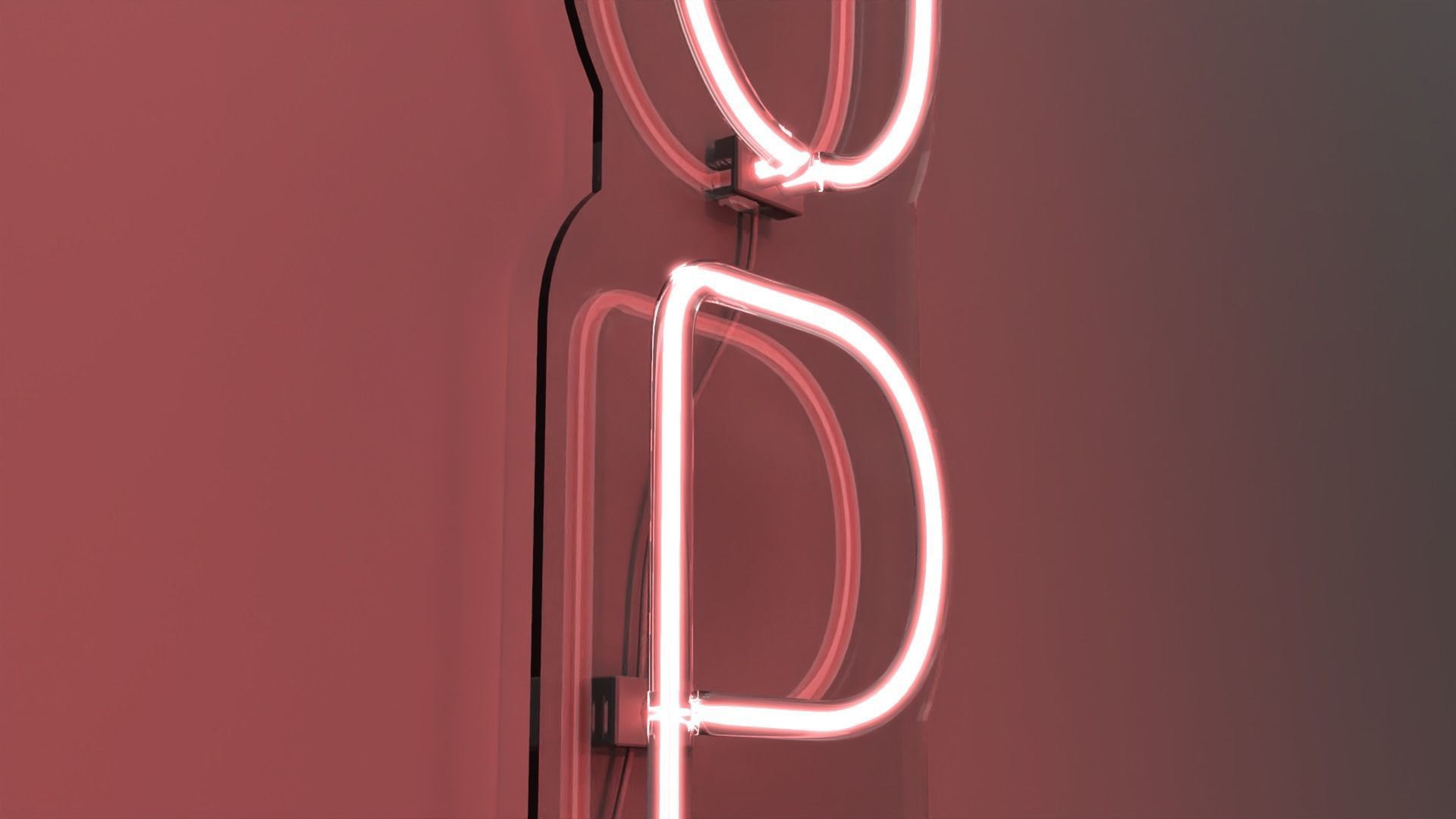 OPEN 3 - Neon Sign 3D model_1