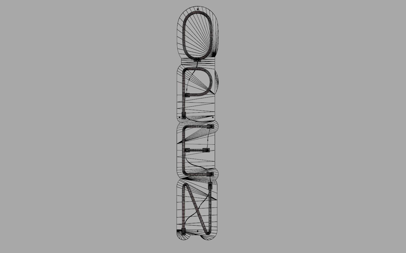 OPEN 3 - Neon Sign 3D model_5