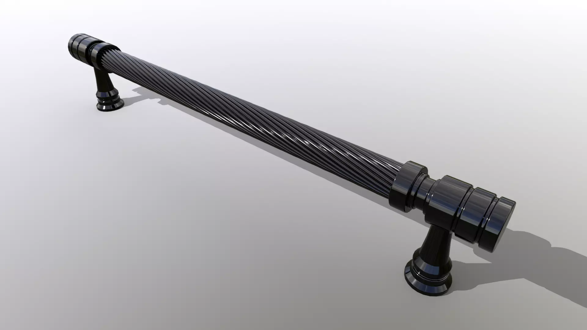 Classic Door Handle Model B 3D model_0