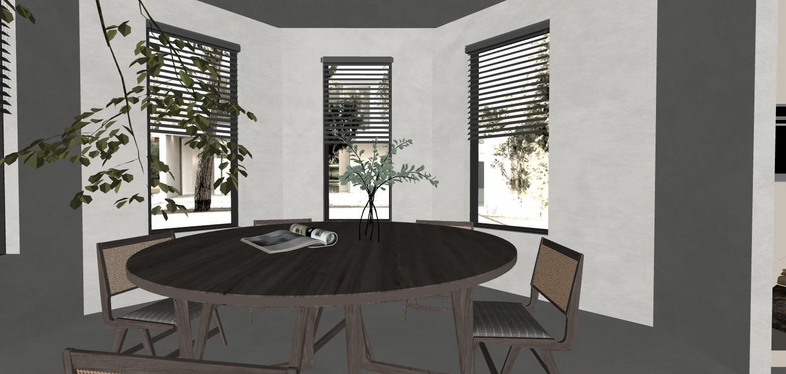 WABI SABI Interior Villa design sketchup model 4 3D model_8
