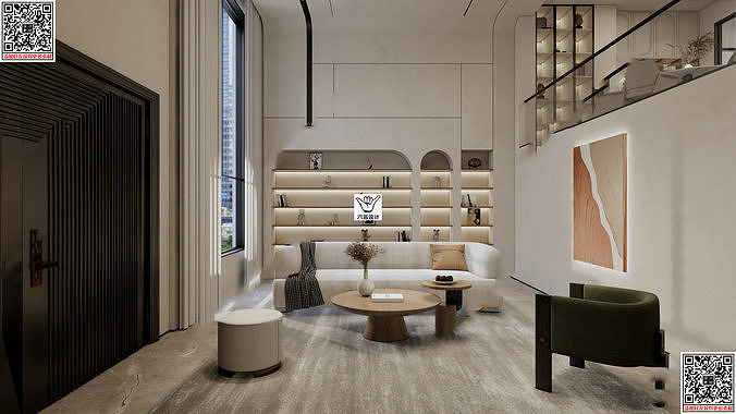 WABI SABI Interior Villa design sketchup model 9 3D model