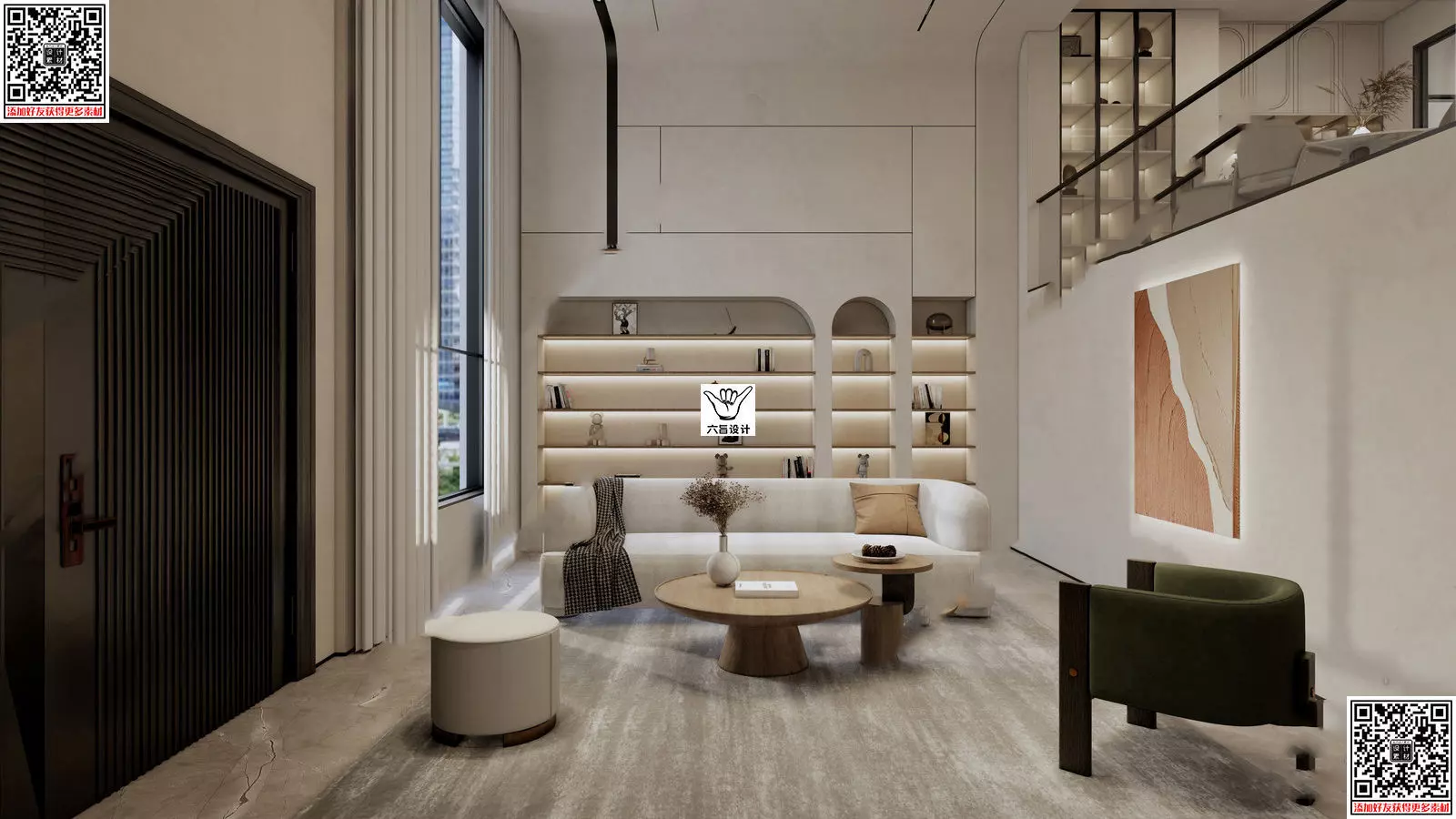 WABI SABI Interior Villa design sketchup model 9 3D model_0