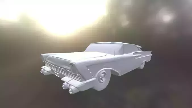 1956 Mercury XM Turnpike Cruiser 3D print model