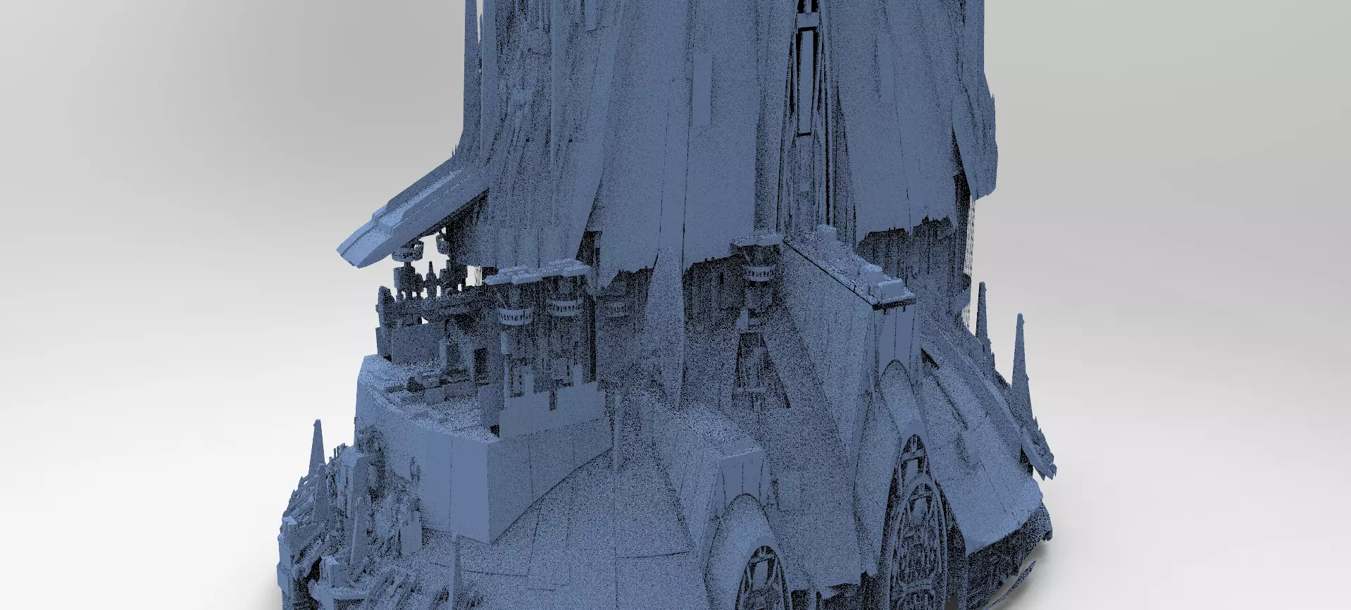 Jupiter alien ruins 4 3D 3D model