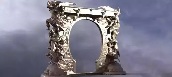 Dantes Inferno Archway 1 3D model