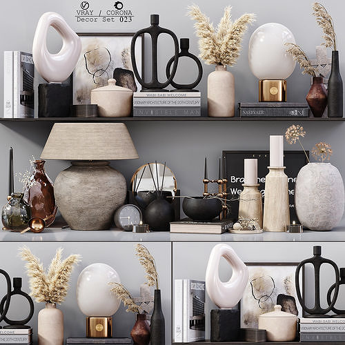 Decor Set 023 3D model