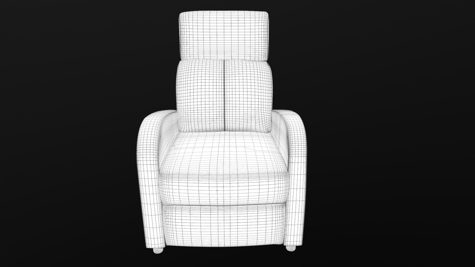 Reclining Chair 3D model_14