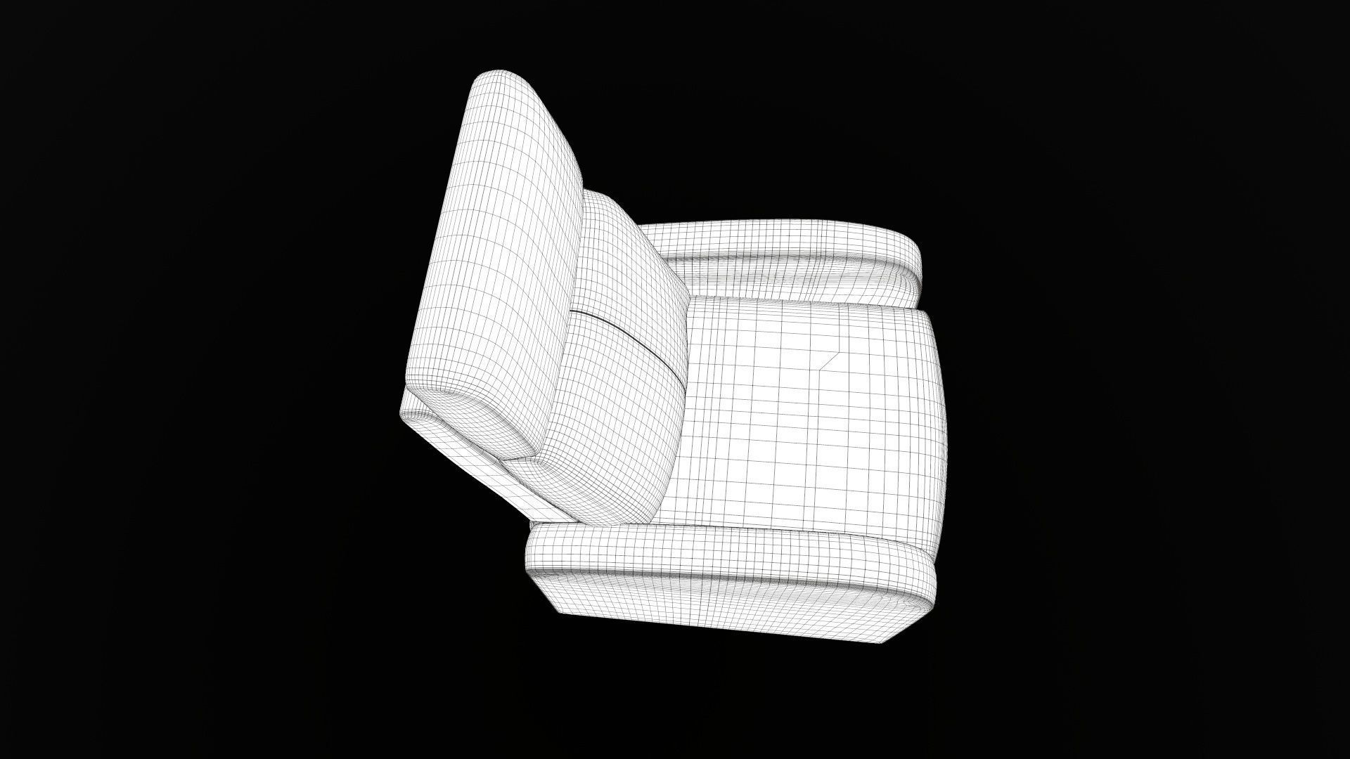 Reclining Chair 3D model_18