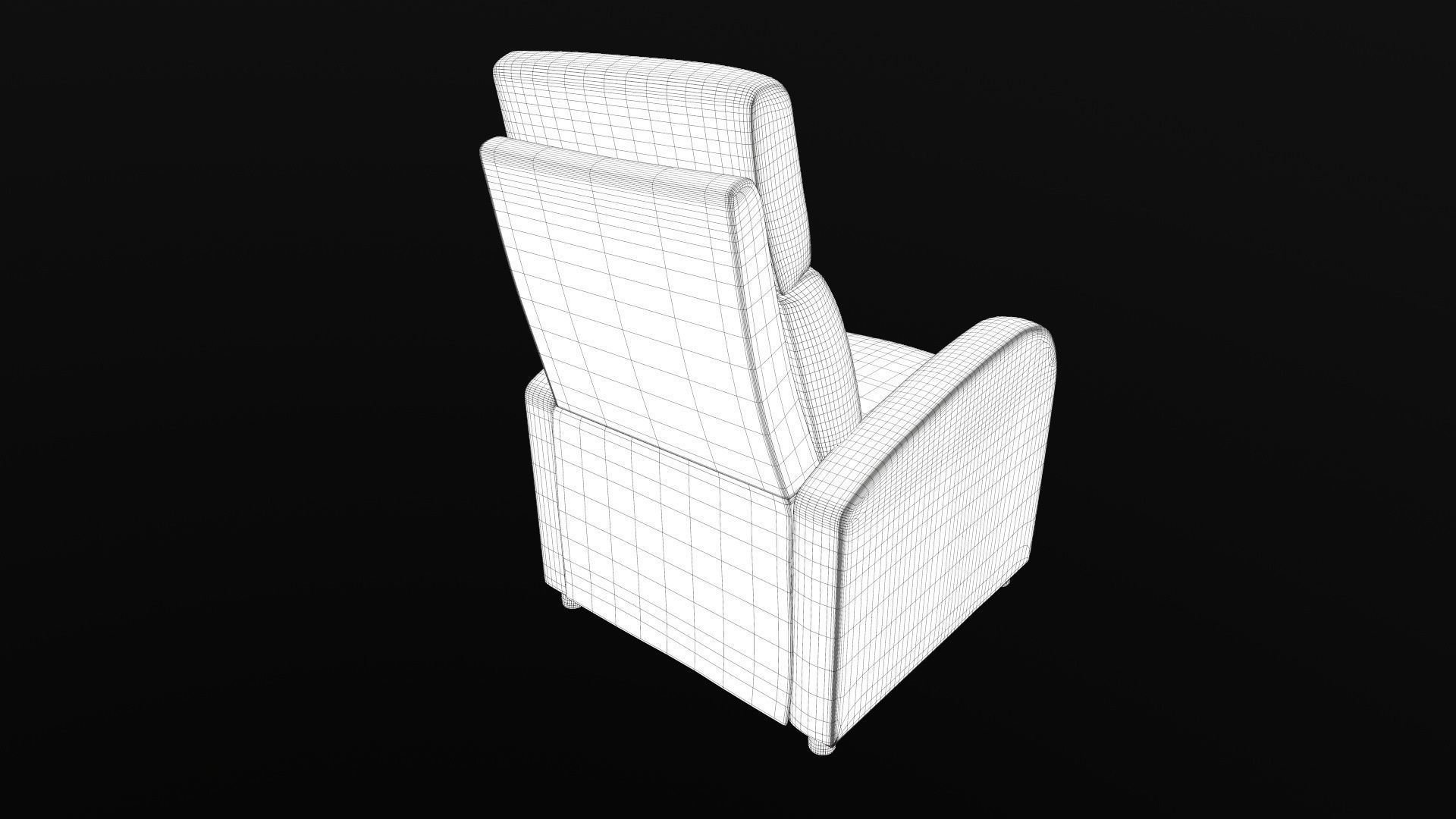 Reclining Chair 3D model_17