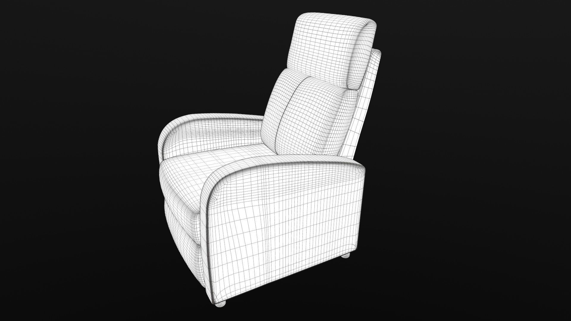 Reclining Chair 3D model_15