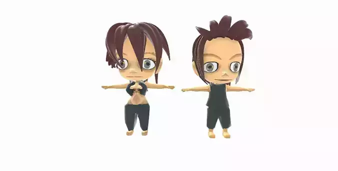 Noob Character Male Female SD