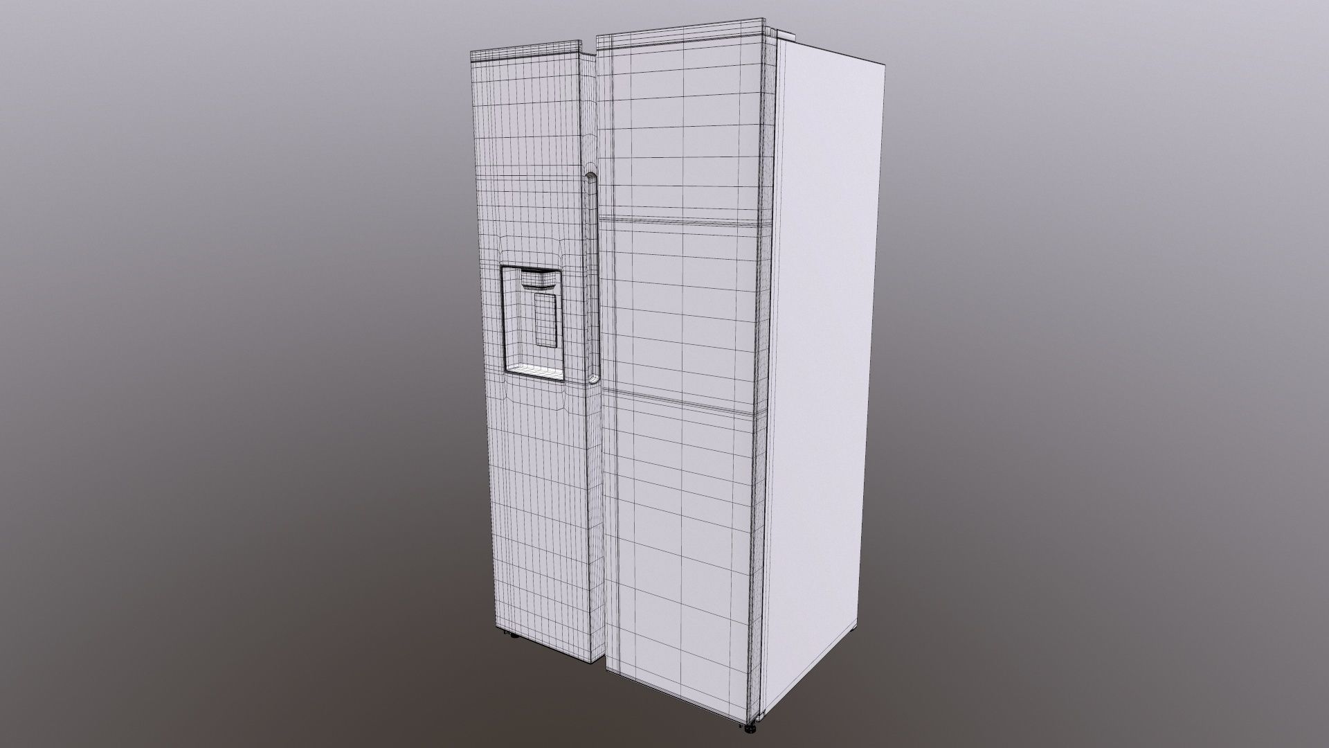 Refrigerator 3D model_16