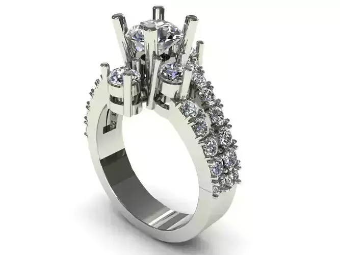 Pave Diamond Ring R23