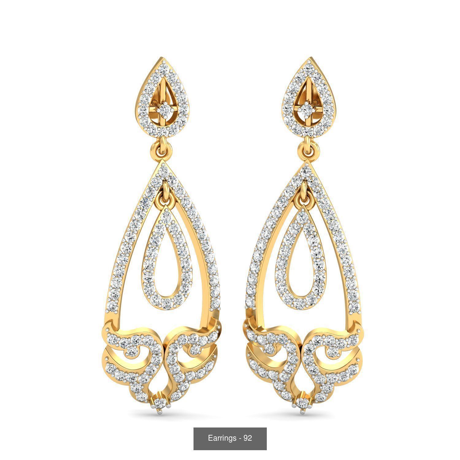 98 Earrings models 3D Model Collection_20