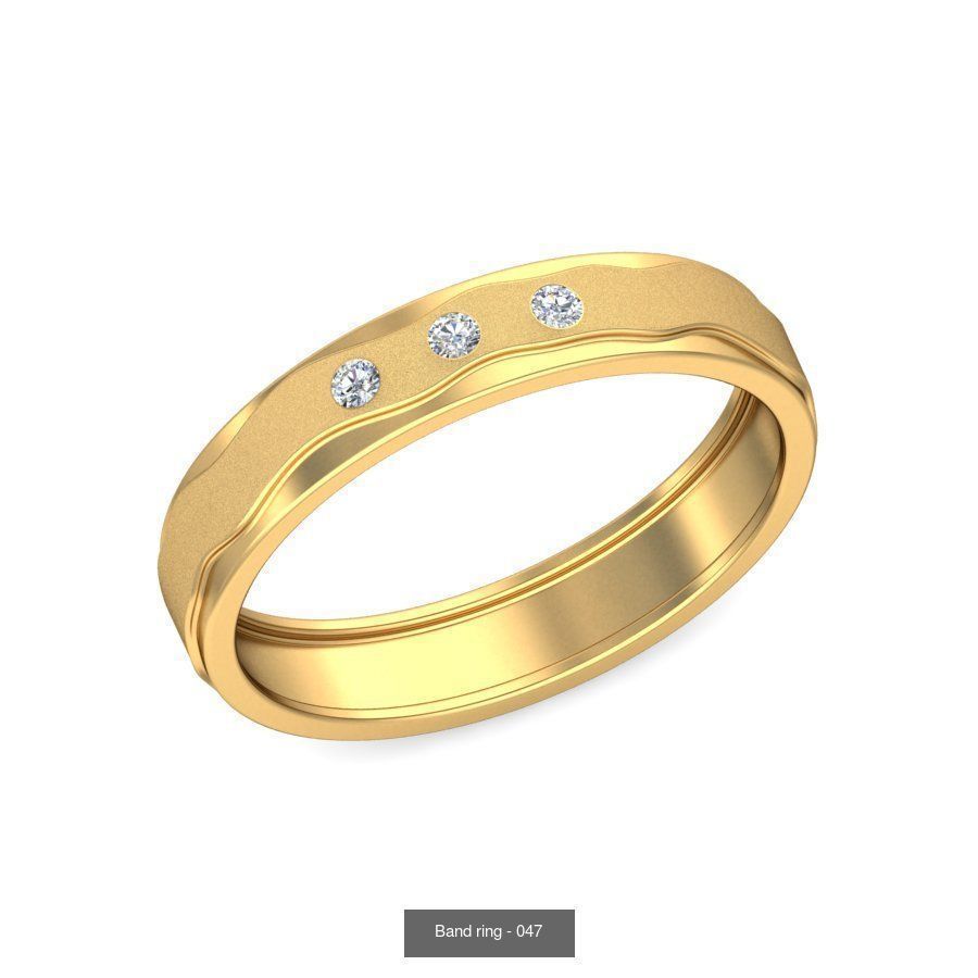 49 Classic Gold Bands collection CGTrader