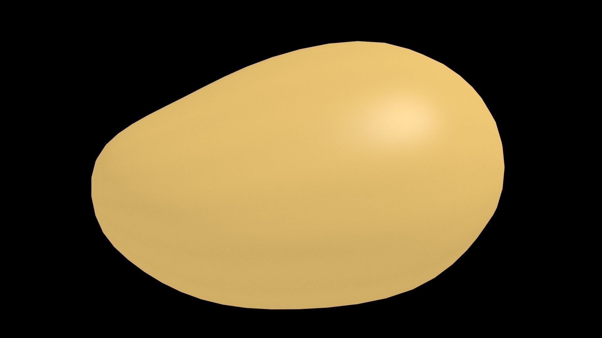 Mango papaya Low-poly 3D model_5