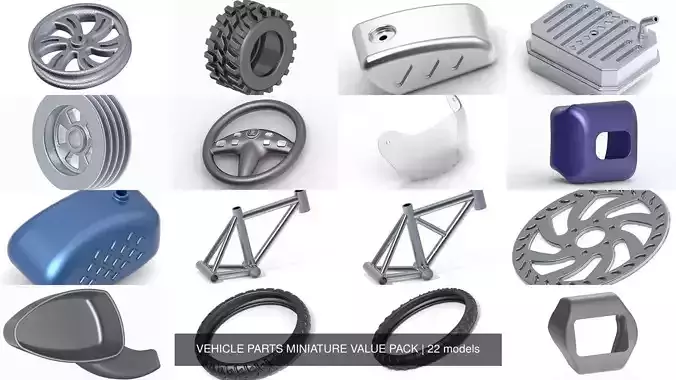 VEHICLE PARTS MINIATURE VALUE PACK