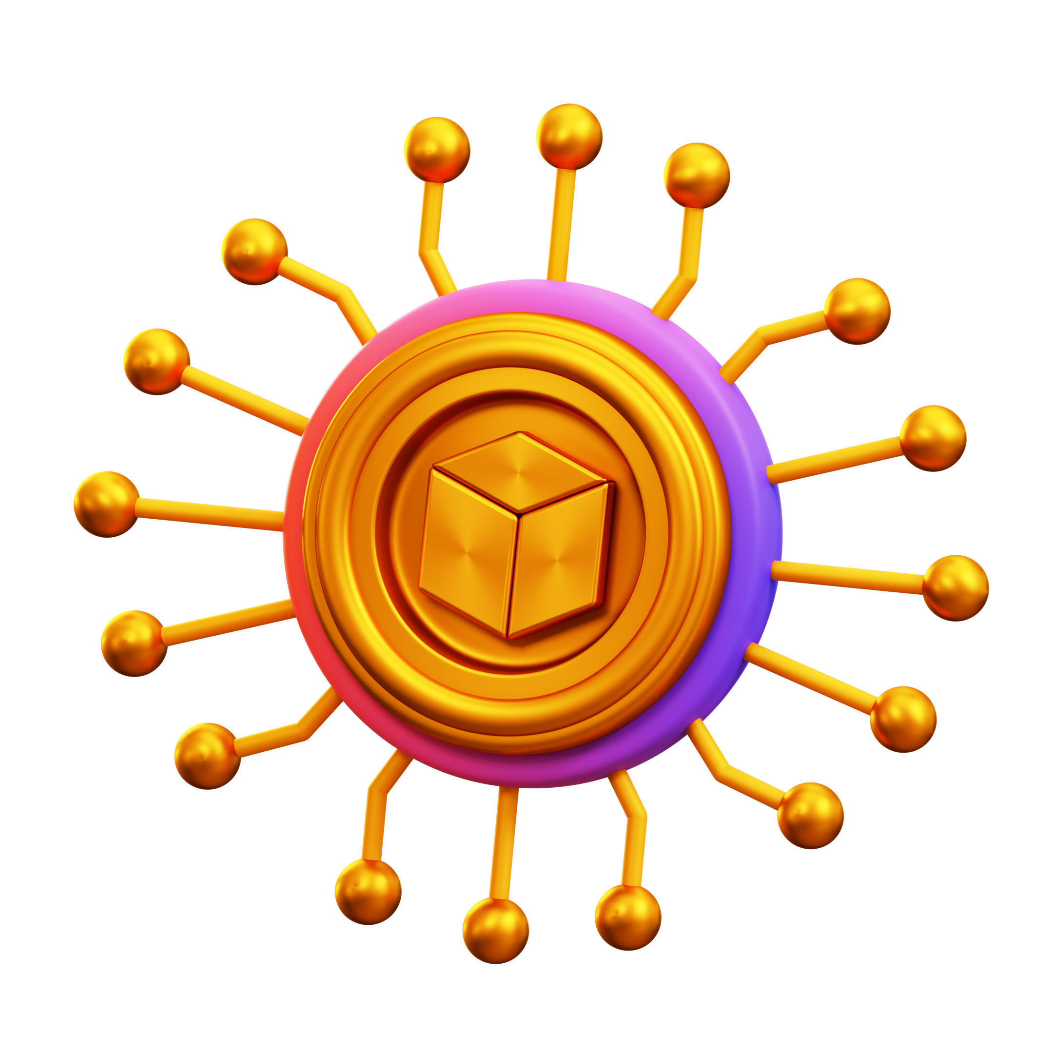 NFT Icon Pack 3D Model Low-poly 3D model_2